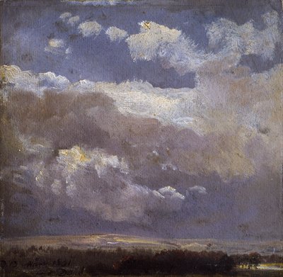 Thunderclouds by Johan Christian Dahl